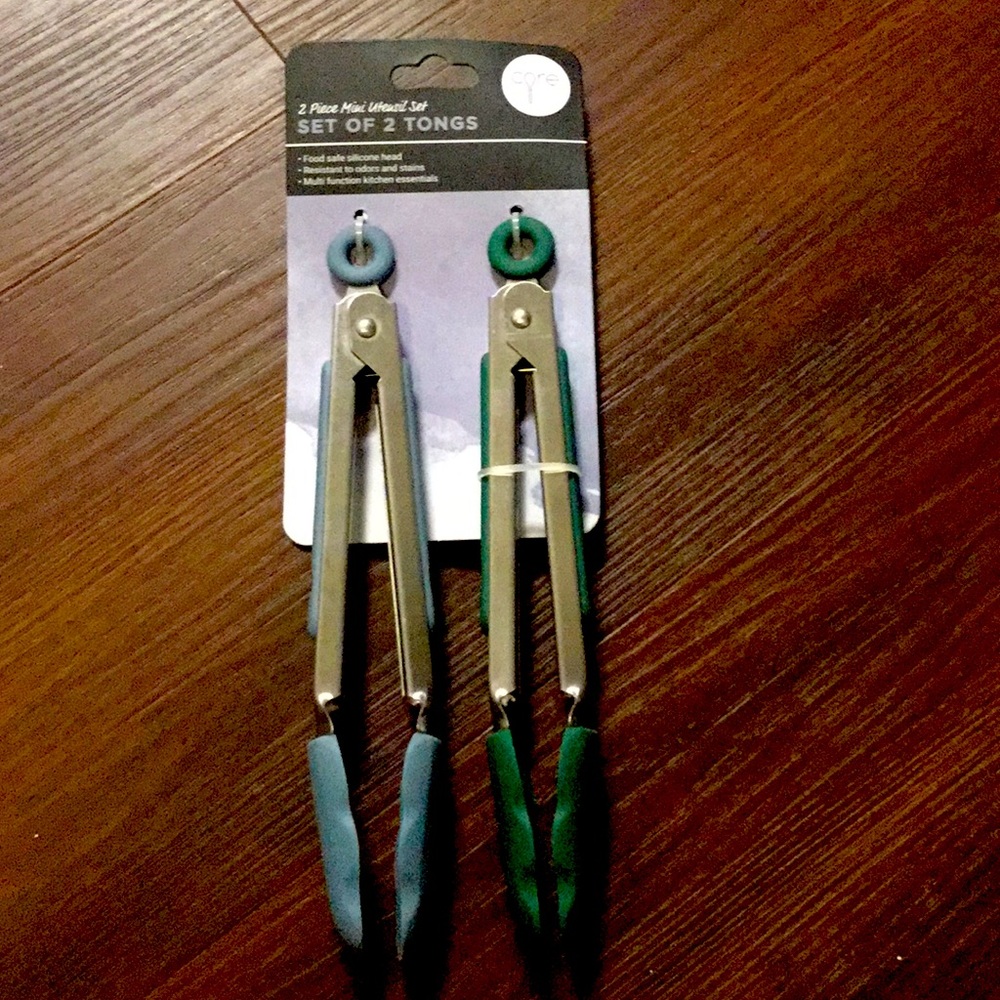 CORE 2 Piece Mini Tongs (Silicone Heads)